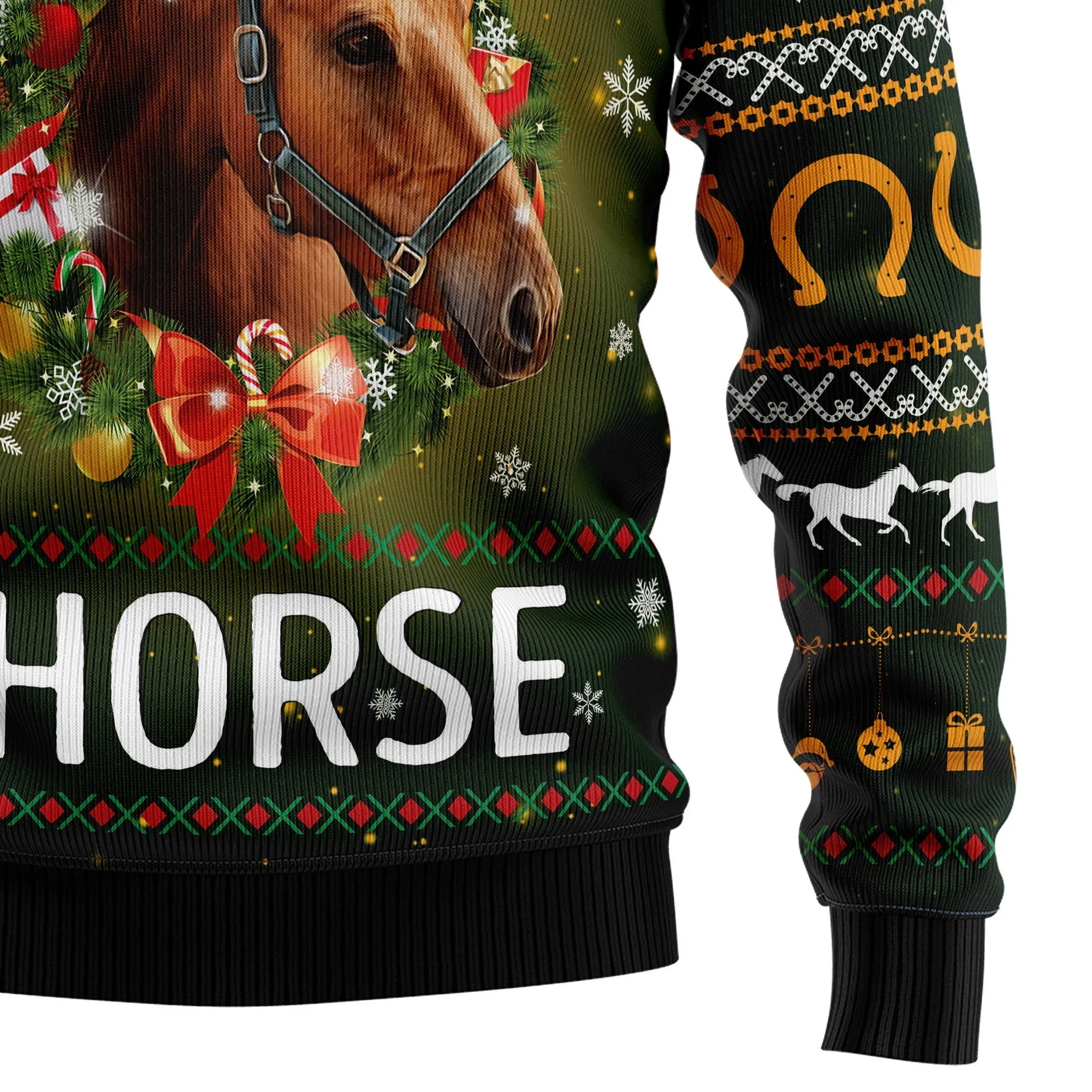 Festive Ugly Christmas Sweater JulesRoche All-Over Print Warm Jumper