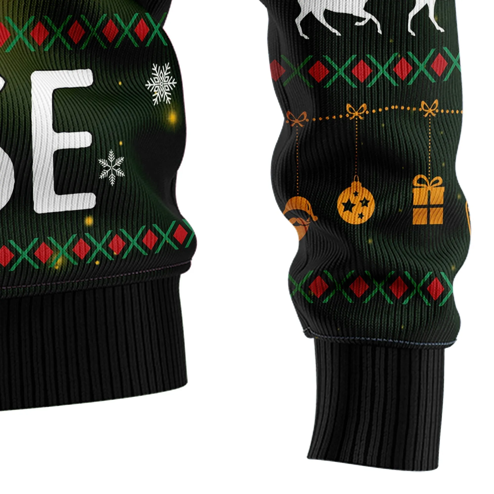Festive Ugly Christmas Sweater JulesRoche All-Over Print Warm Jumper