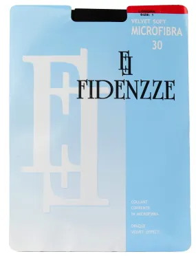 Fidenzze Opaque Microfiber Velvet Effect Women Tights Micro 30 Style: 45