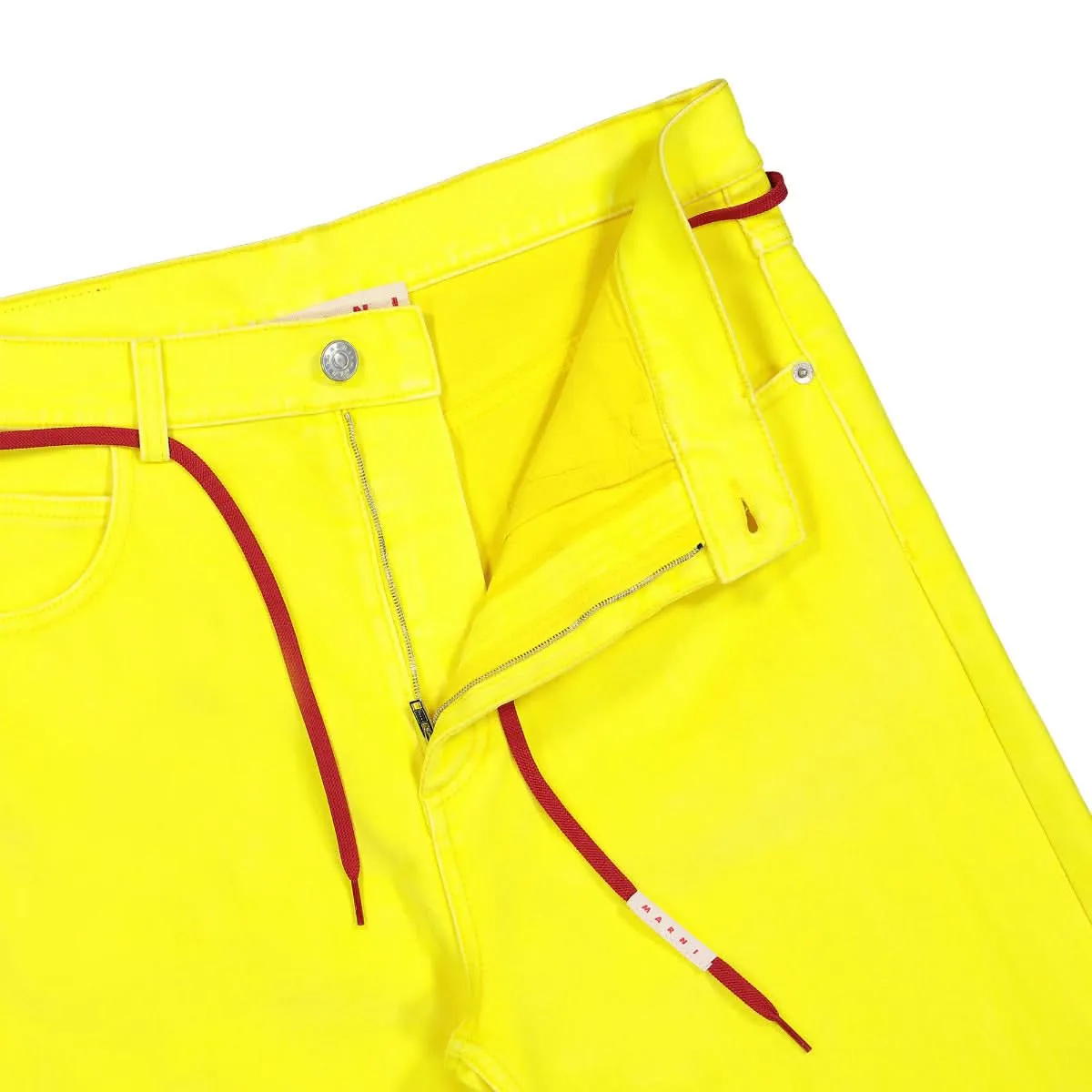 Flared Stretch Denim Pants