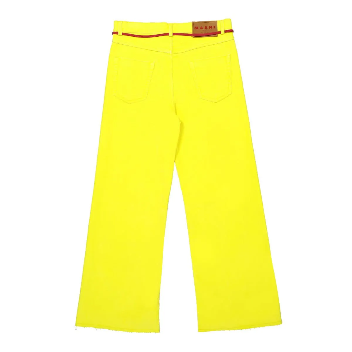 Flared Stretch Denim Pants