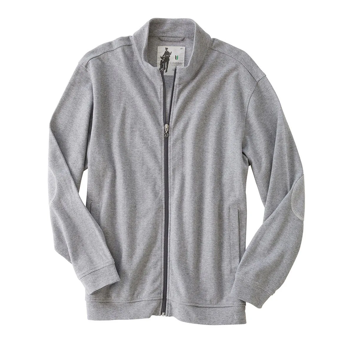 FULL ZIP HERRINGBONE LAYER