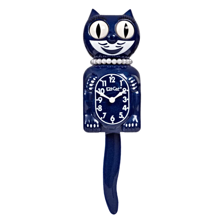 Galaxy Blue Kit-Cat Klock
