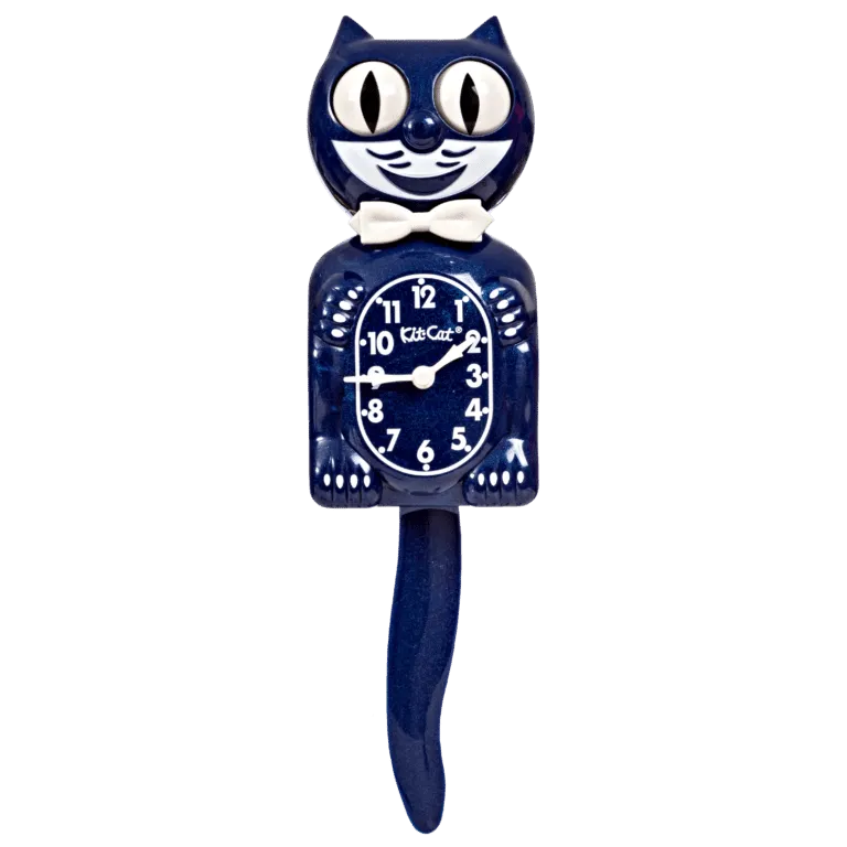 Galaxy Blue Kit-Cat Klock