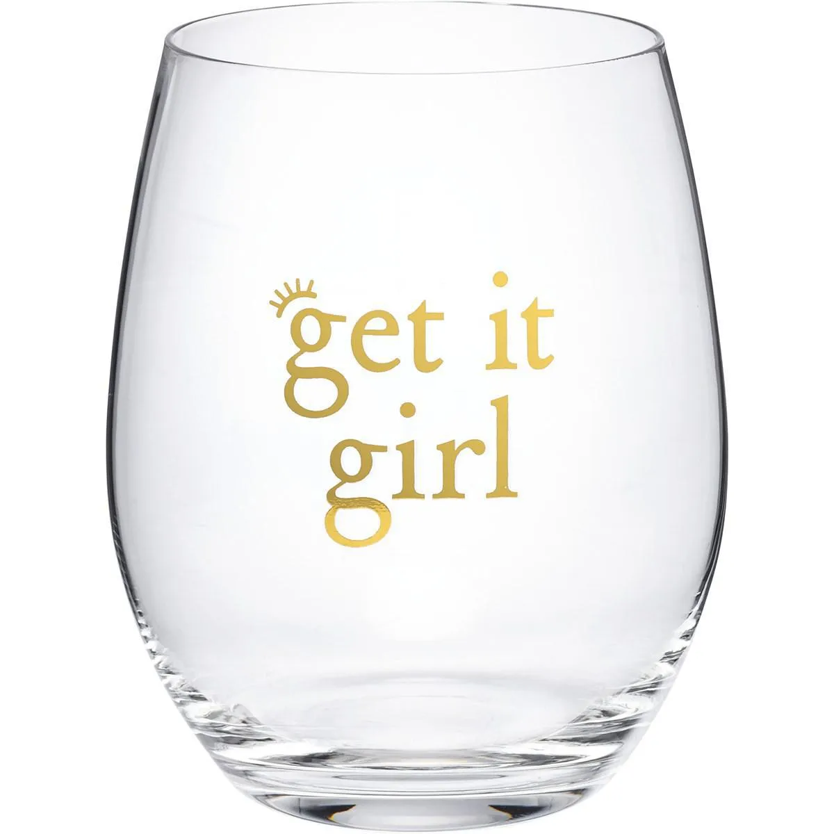 Get It Girl Wine Glass
