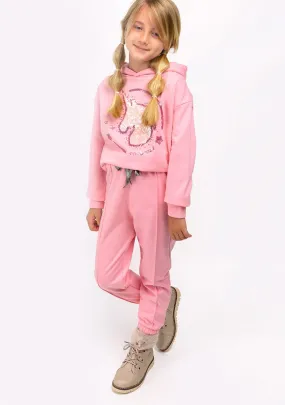 Girl's Pink Joggers