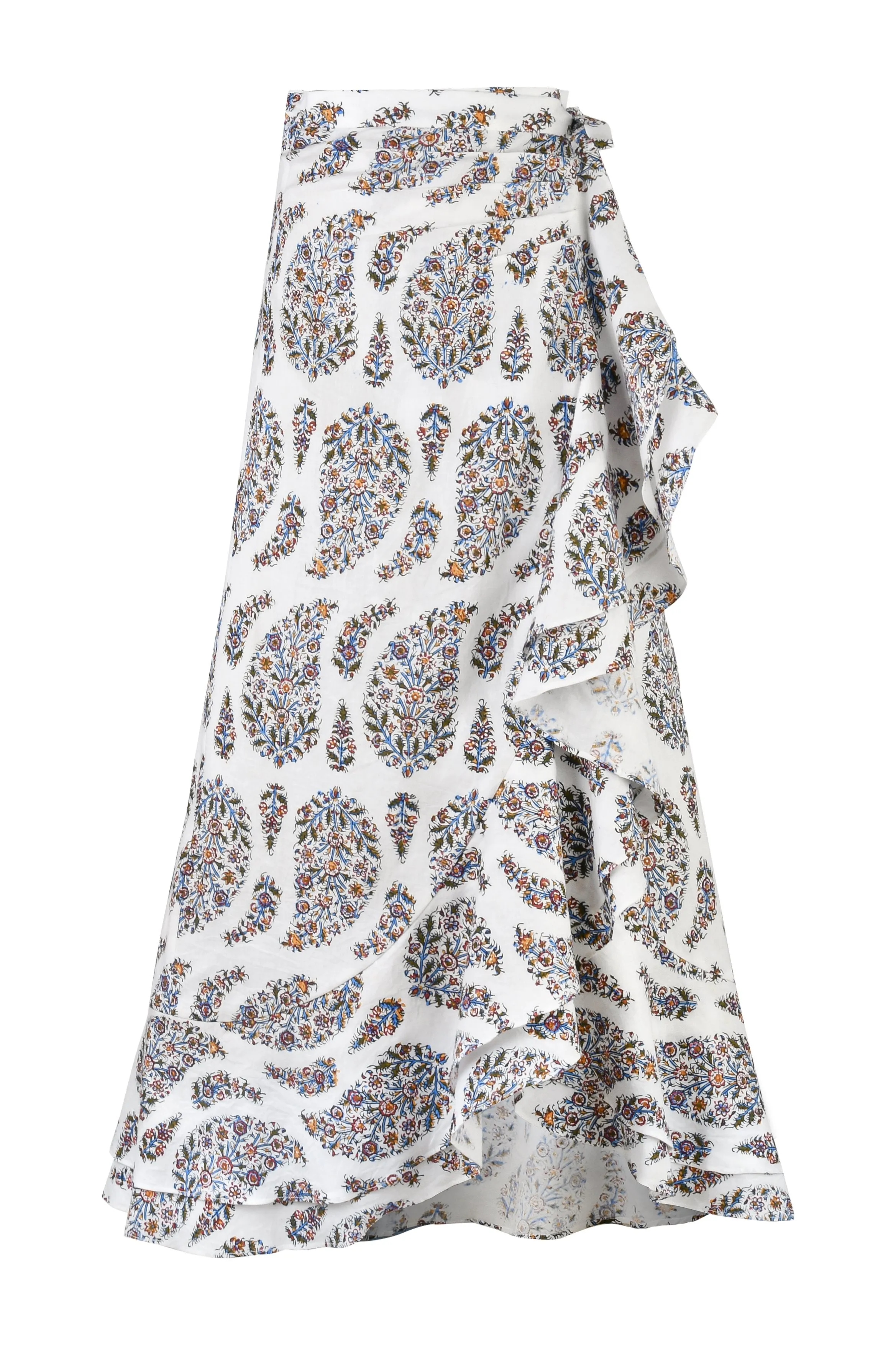 Golestan Ruffle Skirt - Paisley