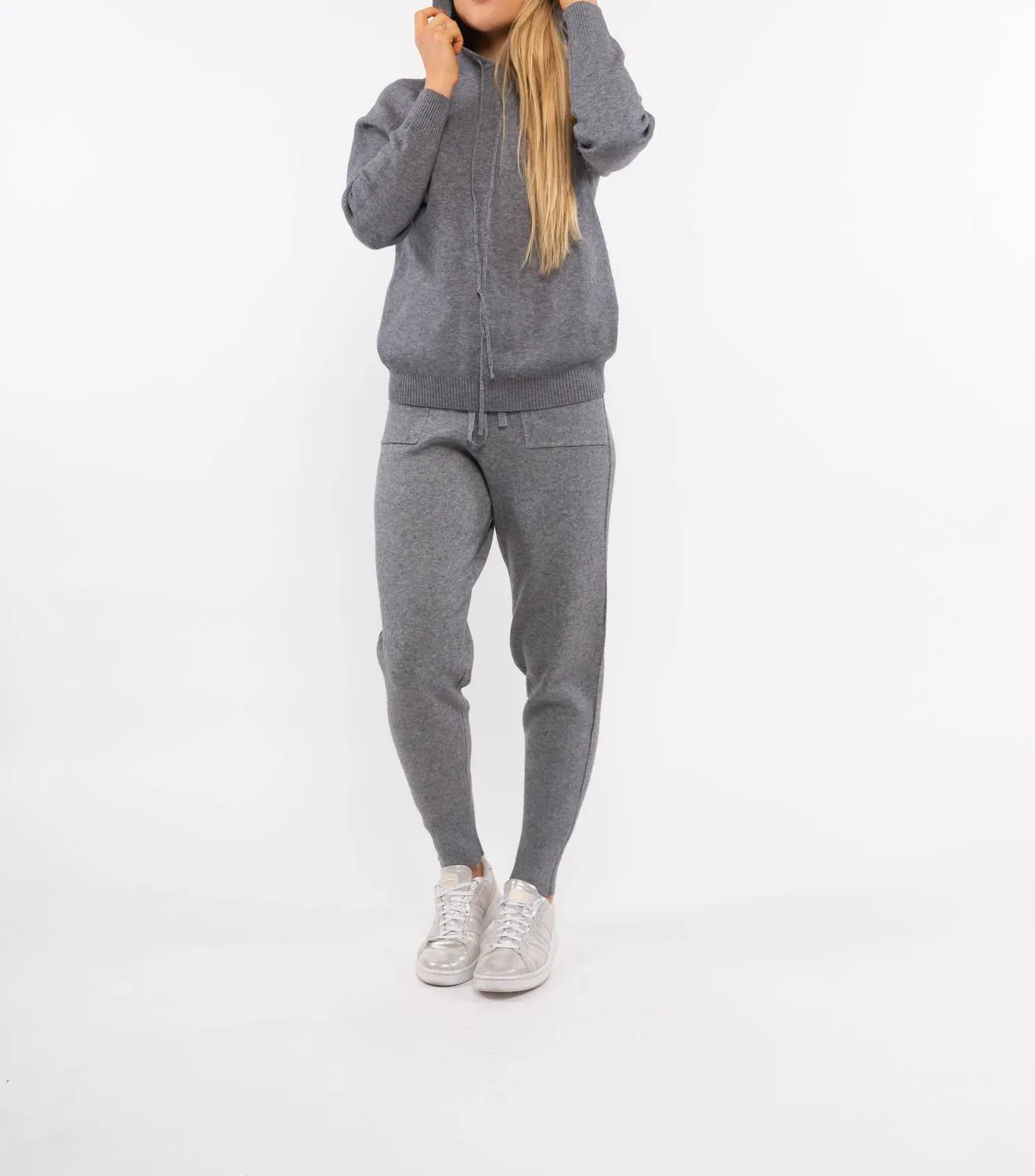Gray Jogger Pant Knit