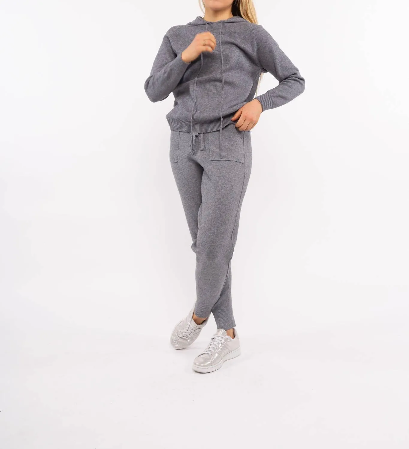 Gray Jogger Pant Knit