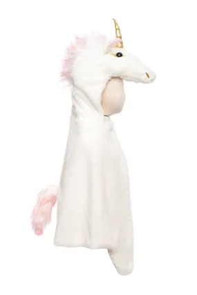 Great Pretenders Unicorn Cuddle Cape, White, Size 2-3