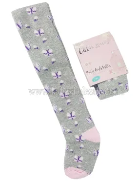 Grey Baby Girl Tights (K12115)