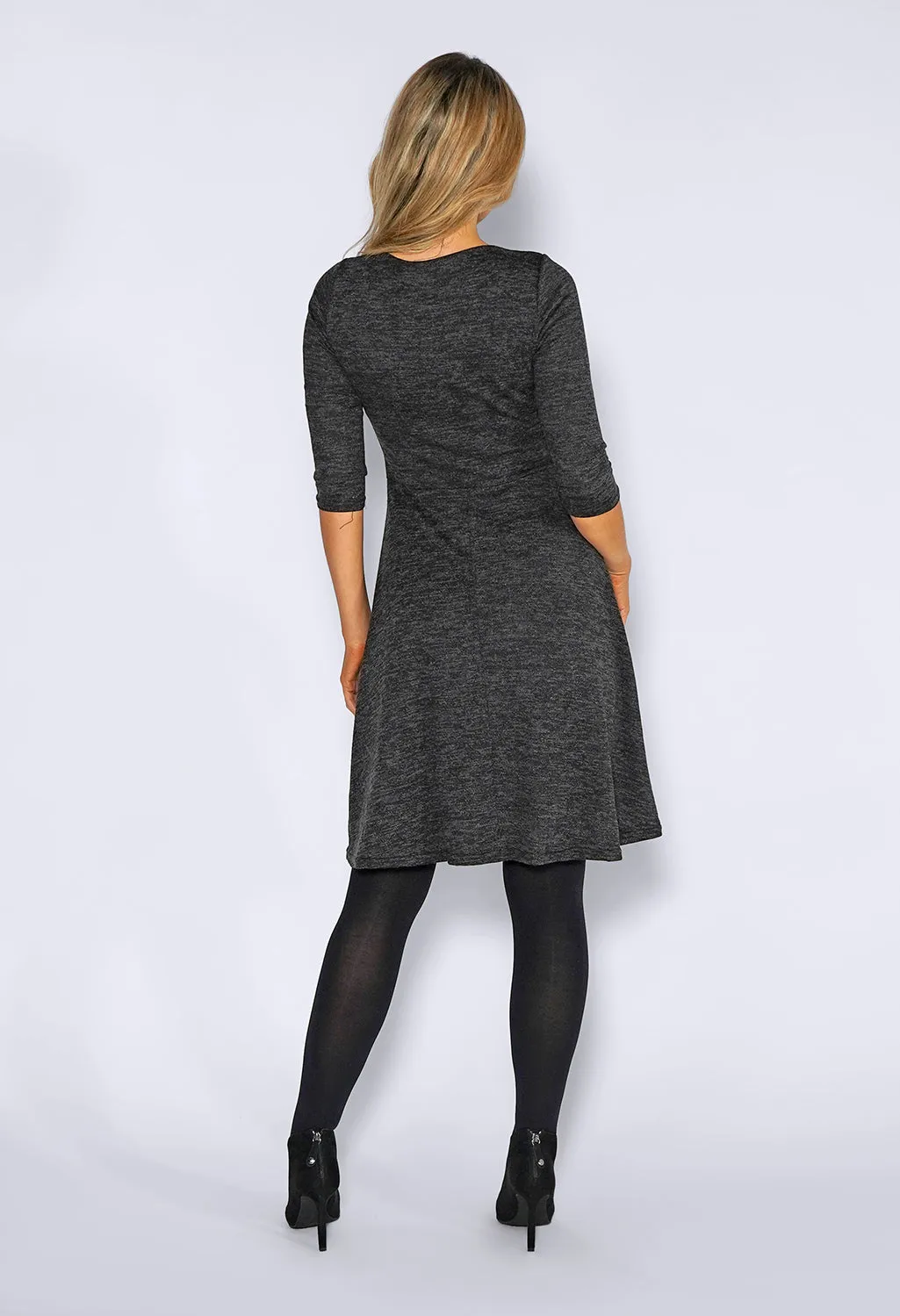 Grey Knit Dress