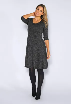 Grey Knit Dress