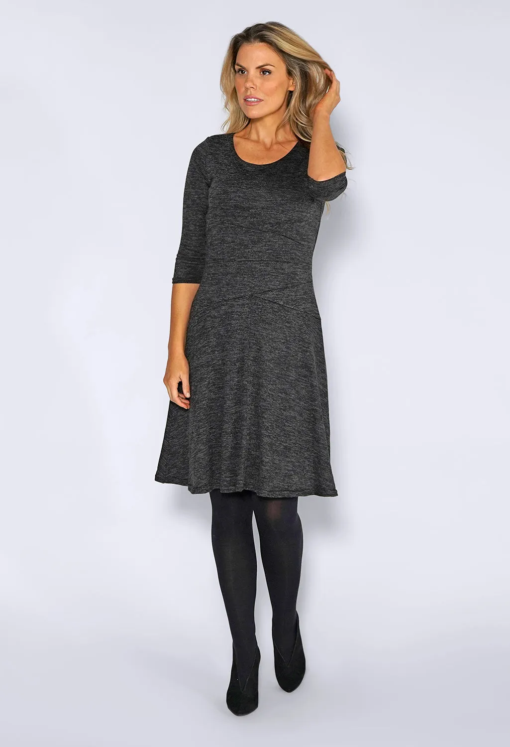 Grey Knit Dress