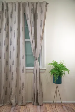 Handloom Linen Sheers: Shakha