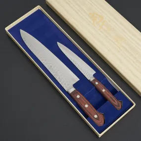 Hitohira HG Tsuchime Knife Set (Gyuto 210mm & Petty 150mm)