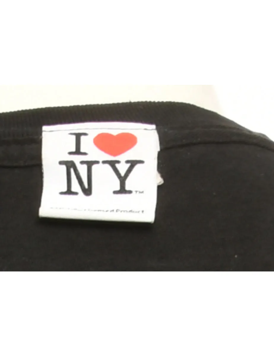 I Love New York Printed T-shirt - M