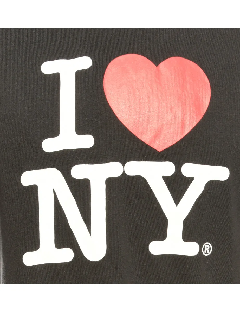 I Love New York Printed T-shirt - M
