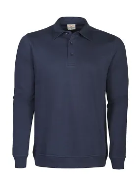 James Harvest Homerun Polo Sweatshirt | Unisex Polo Collar Sweater | 8 Colours | XS-5XL