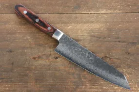 Jikko VG10 17 Layer Kiritsuke Gyuto  170mm Mahogany Handle