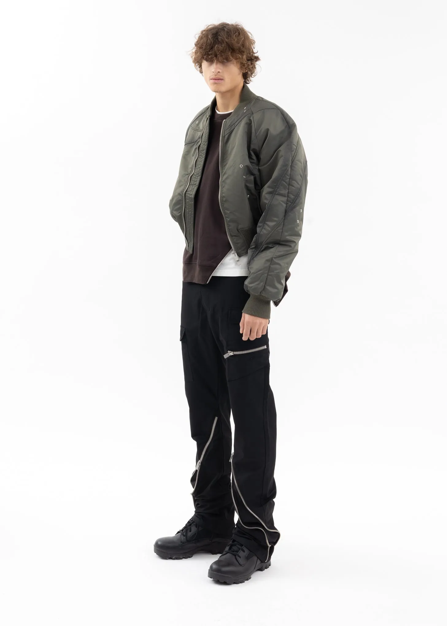 KHAKI TRANQUIL BOMBER JACKET