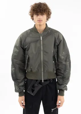 KHAKI TRANQUIL BOMBER JACKET