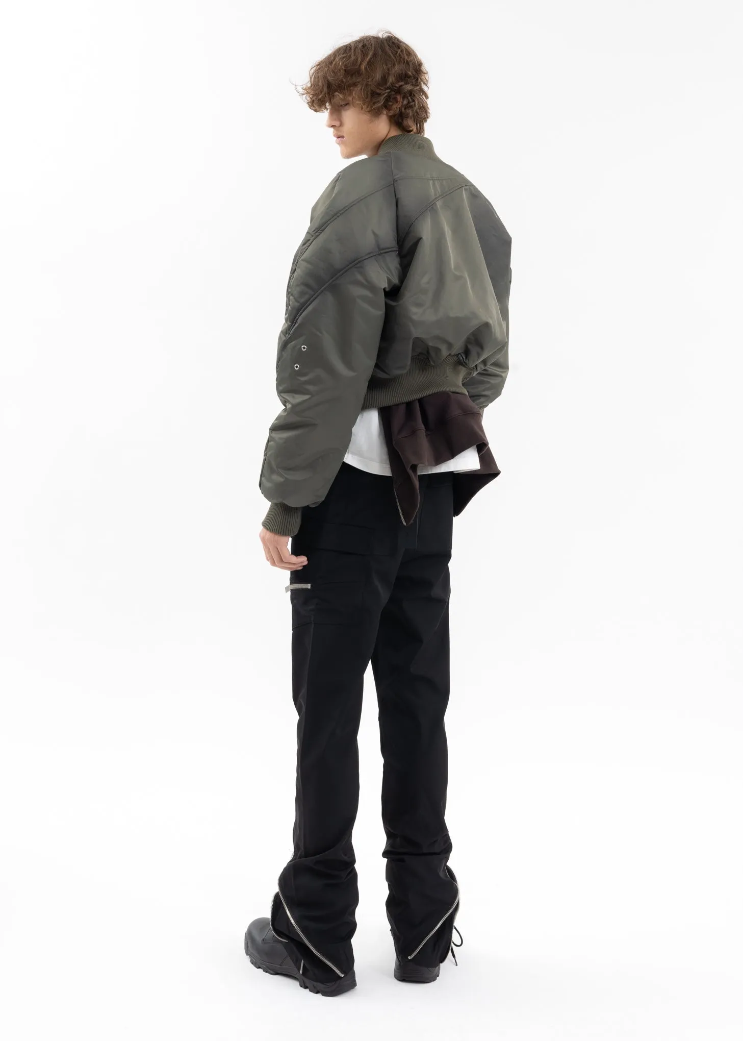 KHAKI TRANQUIL BOMBER JACKET