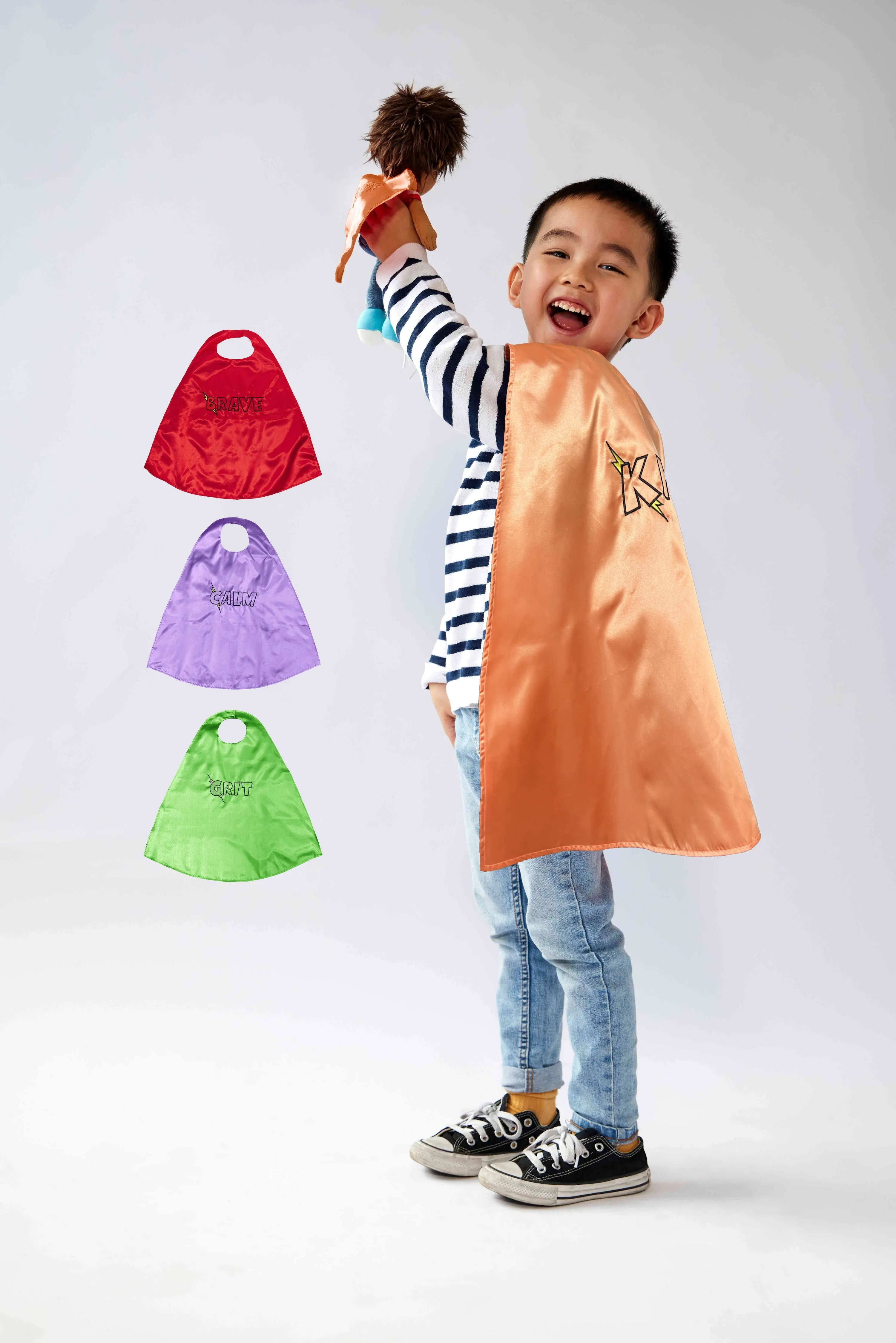 Kids' Cape Bundle - Brave Cape, Kind Cape, Calm Cape, and Grit Cape