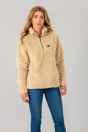 'Kimes Ranch' Women's Bourbon Sweater Fleece - Oatmeal
