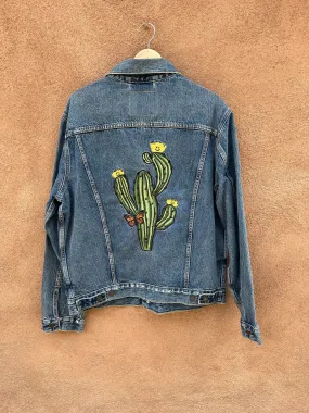 Levi's "Good Nature" Floral Embroidery Trucker Jacket