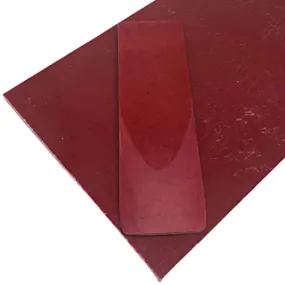 Linen Micarta Sheet- RED- Various Sizes