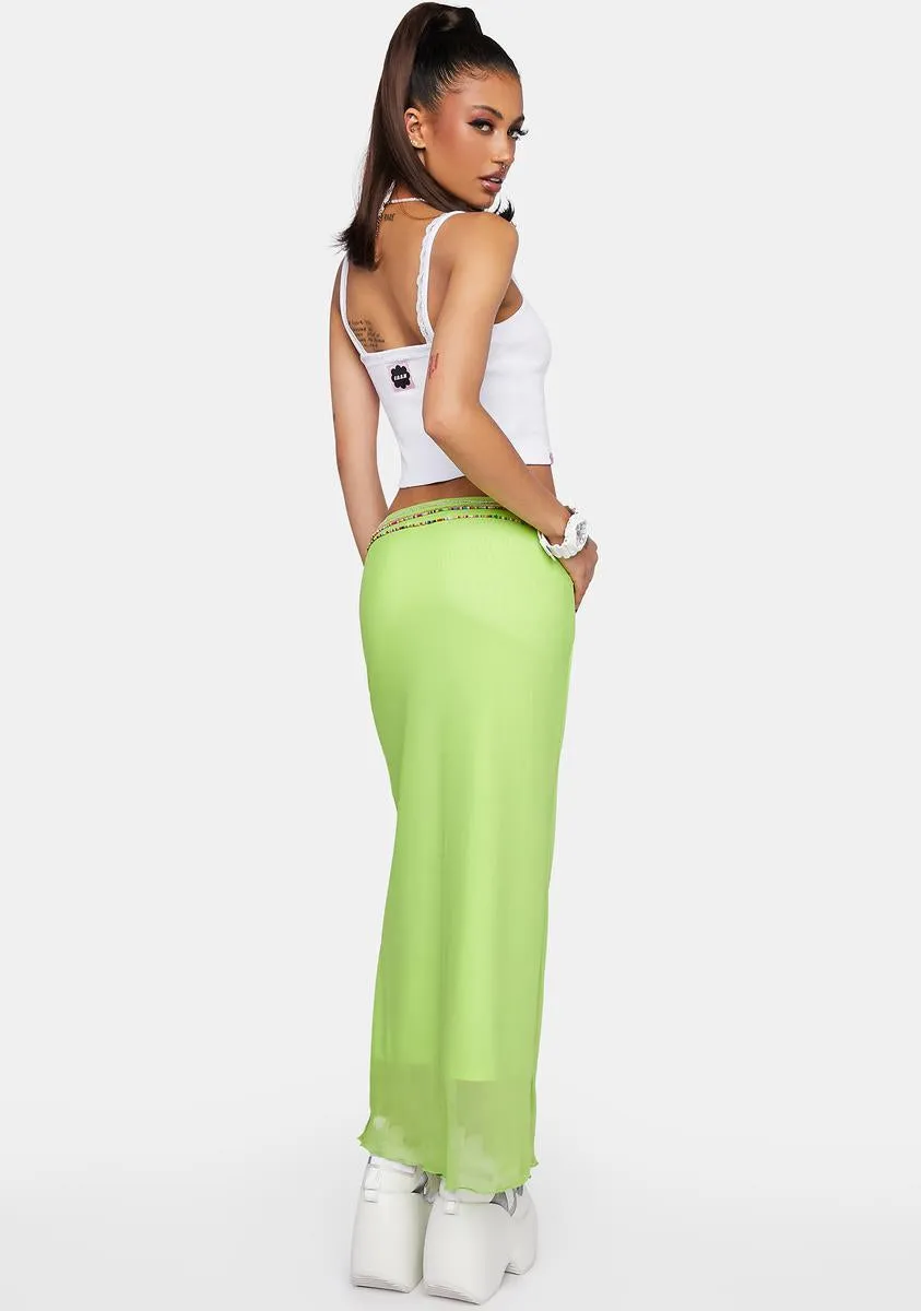 Lita Belted Midi Skirt