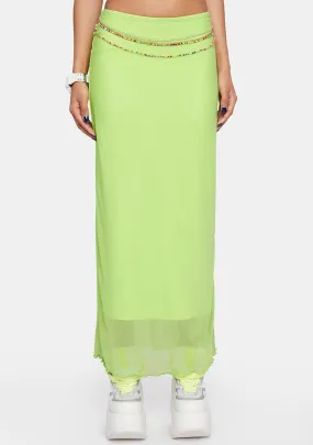 Lita Belted Midi Skirt