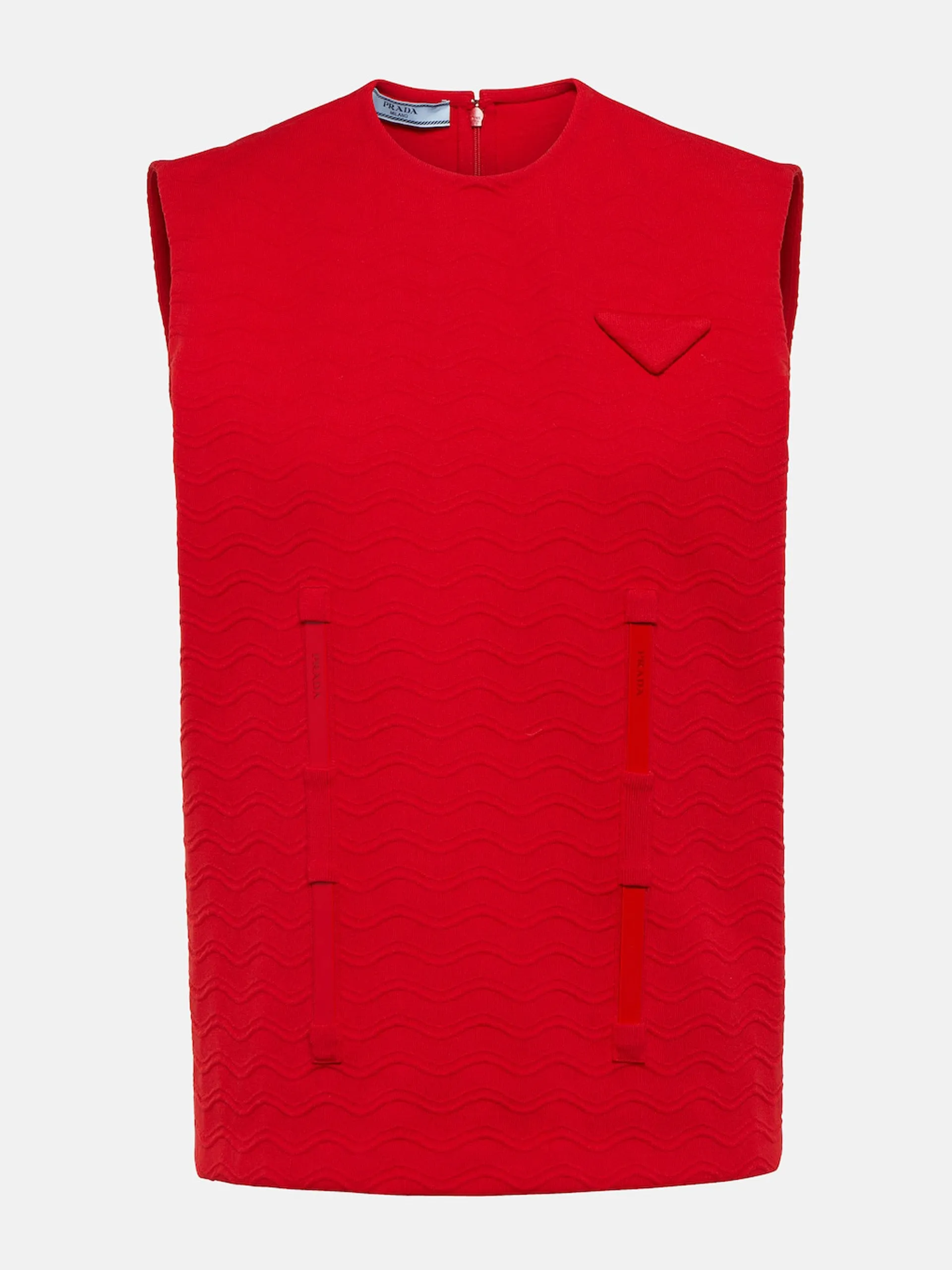 Logo knit top