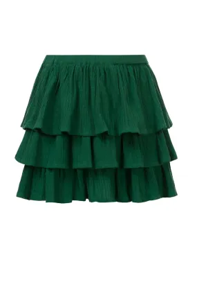 LOOXS Little Little woven 3 layered skirt