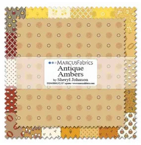 Marcus Fabrics Antique Ambers  (42 10x10 Squares)