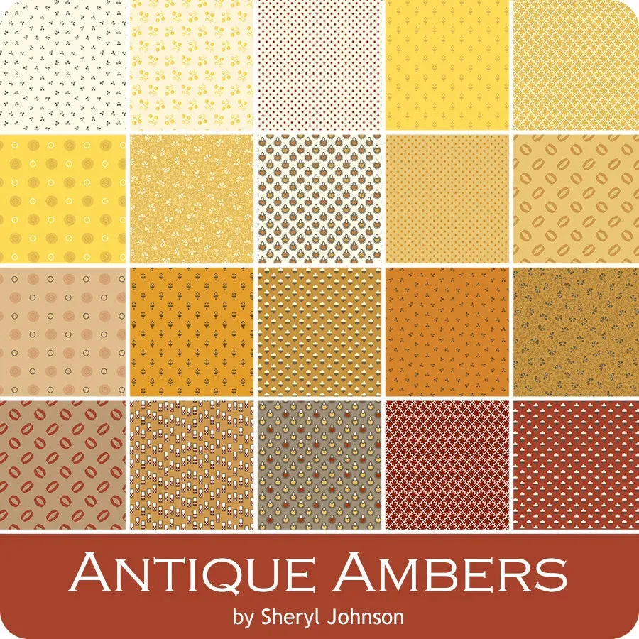 Marcus Fabrics Antique Ambers  (42 10x10 Squares)