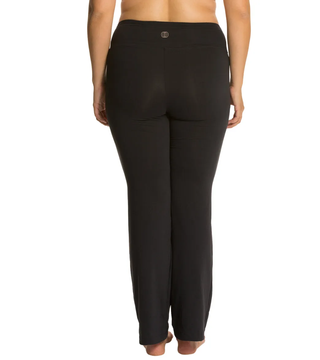 Marika Plus Size Flat Waist Yoga Pants