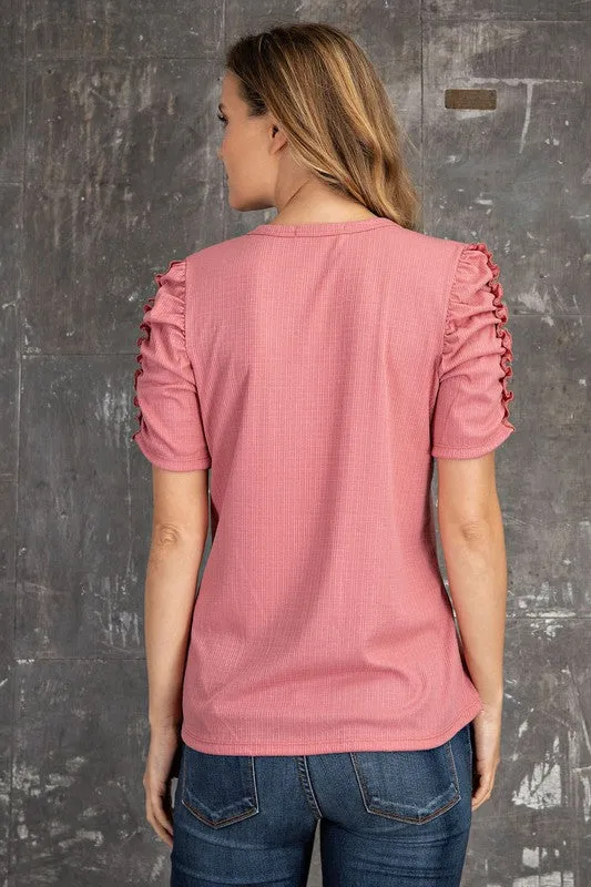 Mauve Knit Top