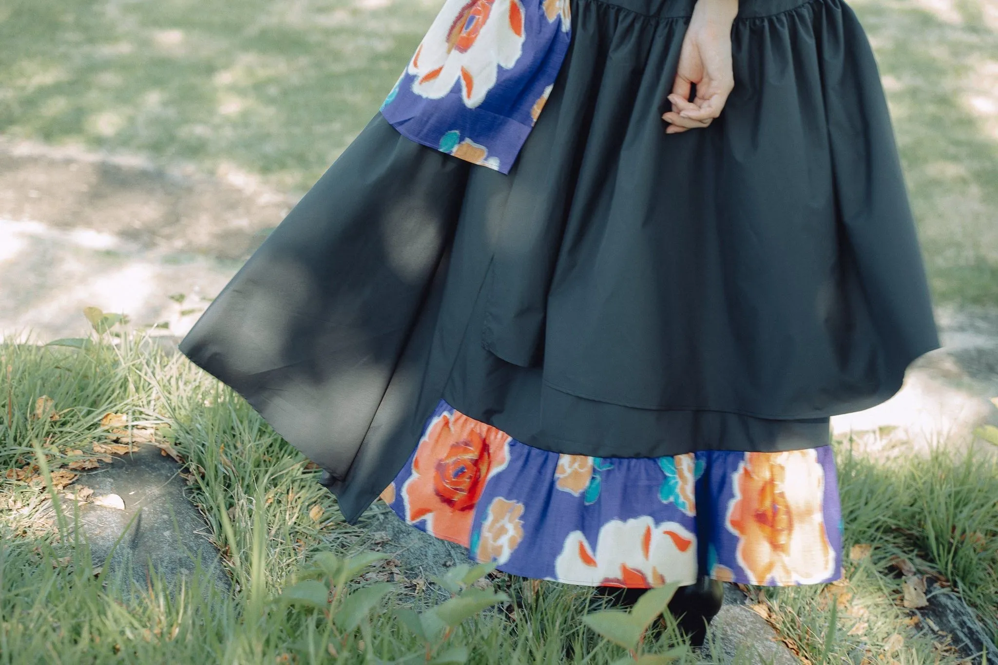 Meisen Layered Skirt Rose