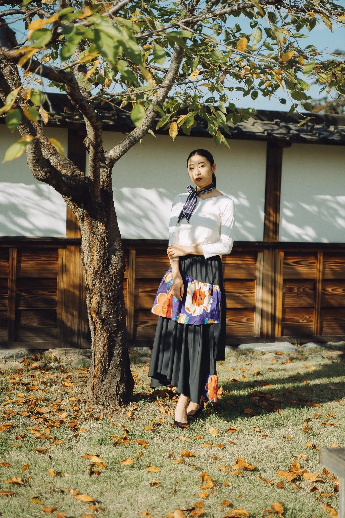 Meisen Layered Skirt Rose