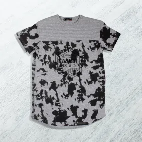 Men T-shirt- gray / made in Turkey -3334