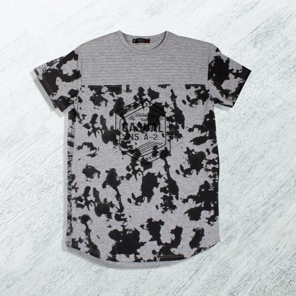 Men T-shirt- gray / made in Turkey -3334