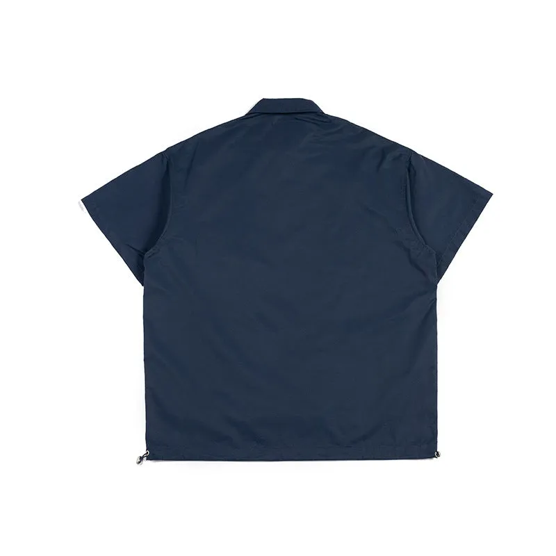 Men T-Shirt Summer Men's Lapel Shirt Retro Short Sleeve