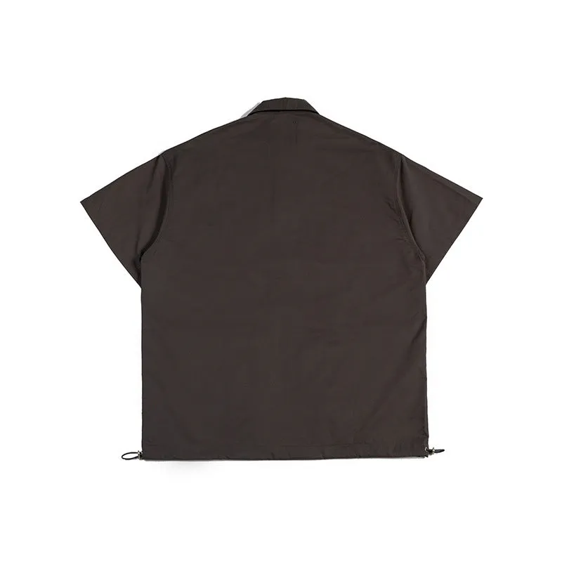 Men T-Shirt Summer Men's Lapel Shirt Retro Short Sleeve