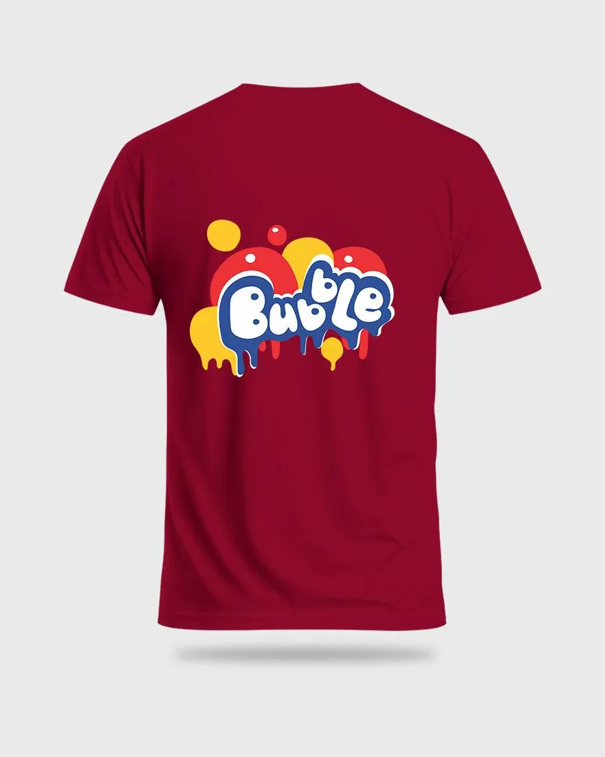 Mens Regular Tshirt Funky Bubble