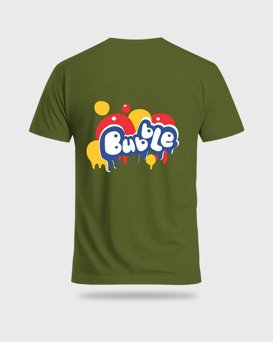Mens Regular Tshirt Funky Bubble