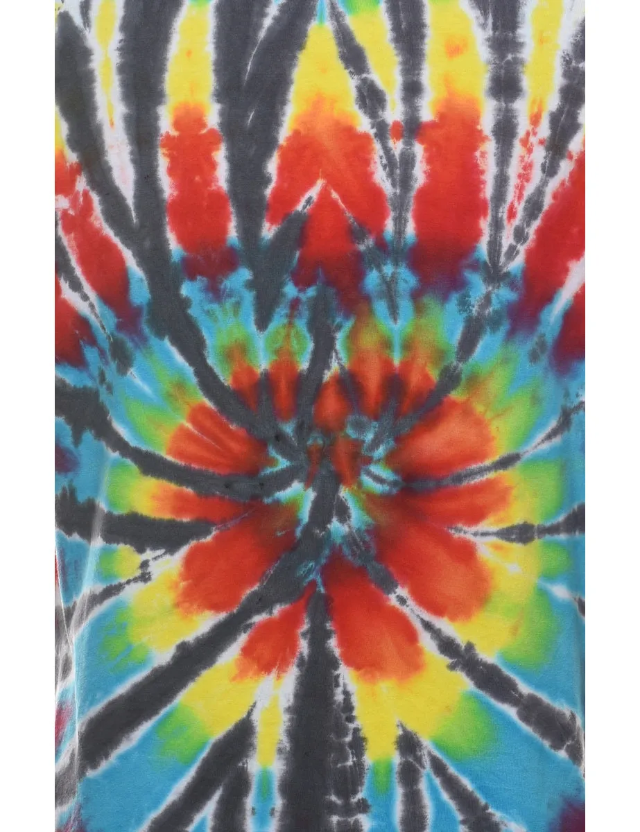 Multi-colour Tie Dye T-shirt - L