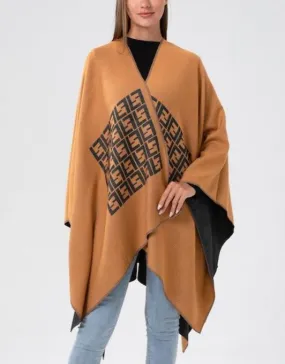 Mustard Reversible Cape