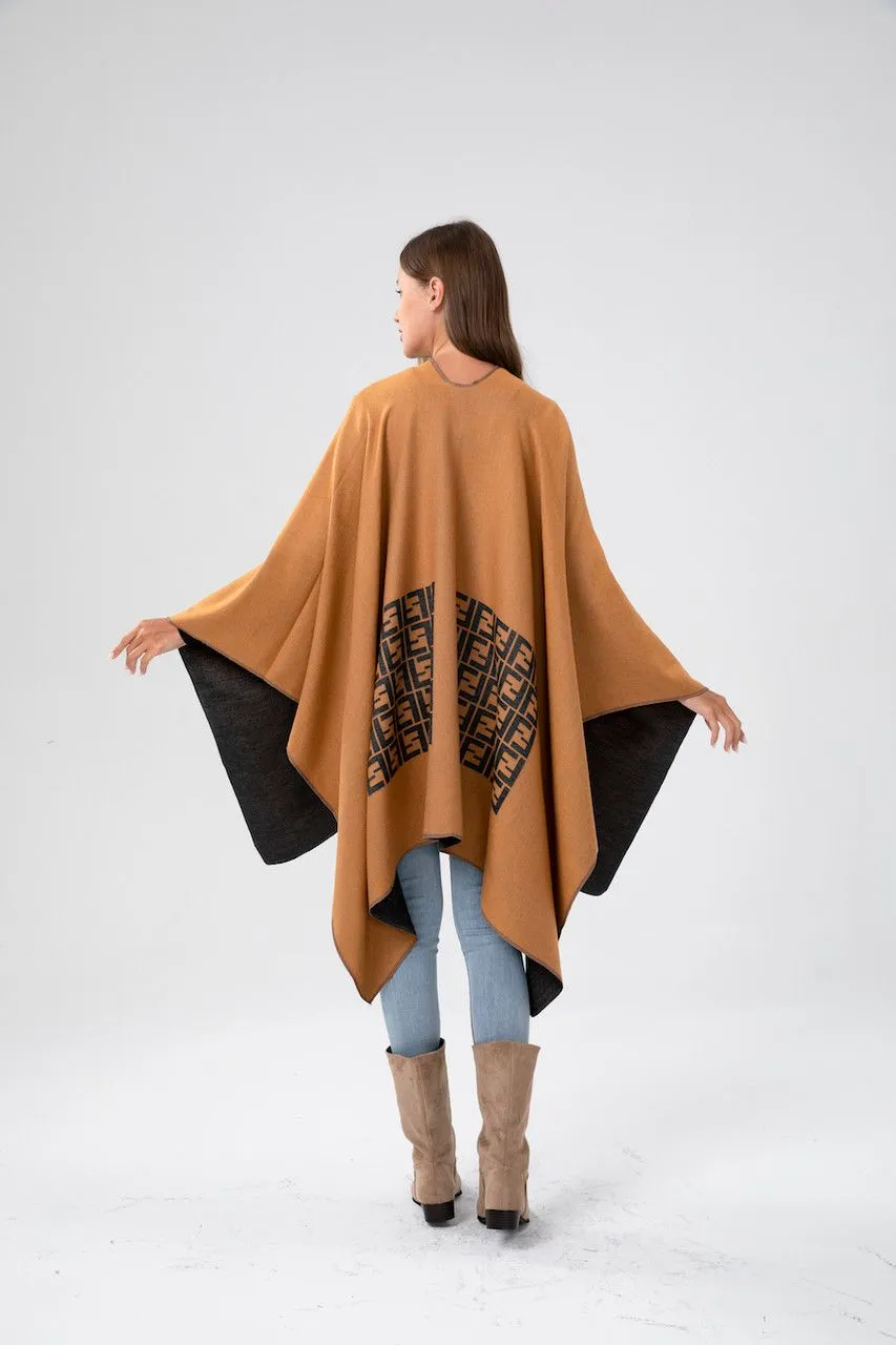Mustard Reversible Cape